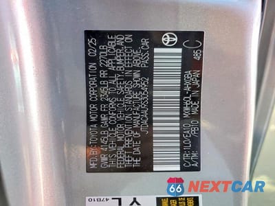 Zdjęcie 13 z 13 samochodu: 2025 TOYOTA PRIUS XLE VIN:JTDACAAU9S3054952 - miniatura