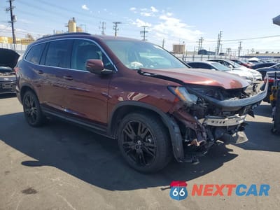 Czwarte zdjęcie samochodu z boku: 2022 HONDA PILOT SE VIN:5FNYF5H26NB034456 - miniatura