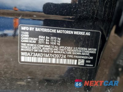 Zdjęcie 12 z 12 samochodu: 2021 BMW 228XI VIN:WBA73AK01M7H39724 - miniatura