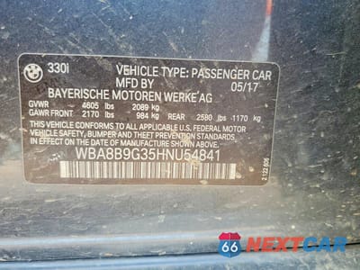 Zdjęcie 12 z 12 samochodu: 2022 BMW 330 I VIN:WBA8B9G35HNU54841 - miniatura