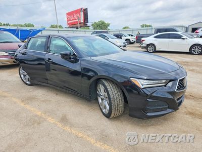 Czwarte zdjęcie samochodu z boku: 2021 ACURA TLX TECHNOLOGY VIN:19UUB5F40MA010578 - miniatura