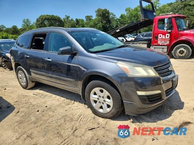 Czwarte zdjęcie samochodu z boku: 2014 CHEVROLET TRAVERSE LS VIN:1GNKRFKD0EJ232785 - miniatura