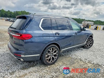 Trzecie zdjęcie samochodu z tyłu: 2022 BMW X7 XDRIVE40I VIN:5UXCW2C04N9M14080 - miniatura