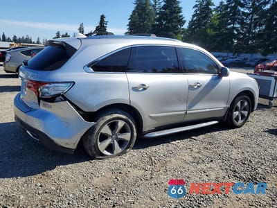 Trzecie zdjęcie samochodu z tyłu: 2014 ACURA MDX VIN:5FRYD4H24EB003317 - miniatura