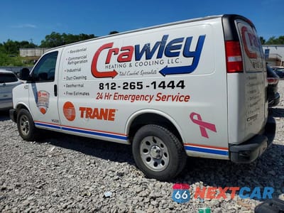 Drugie zdjęcie samochodu z przodu: 2014 CHEVROLET EXPRESS 1500 CARGO DELIVERY VAN VIN:1GCSGAFX1E1106117 - miniatura