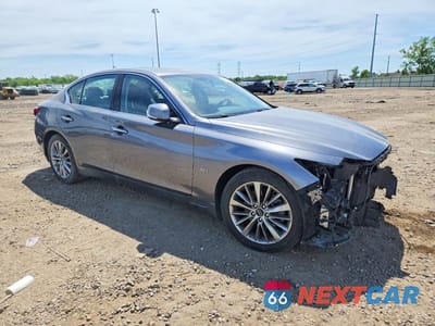 Czwarte zdjęcie samochodu z boku: 2020 INFINITI Q50 3.0T LUXE VIN:JN1EV7AR4LM253707 - miniatura