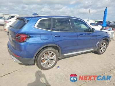 Trzecie zdjęcie samochodu z tyłu: 2023 BMW X3 SDRIVE30I VIN:WBX47DP08PN218858 - miniatura