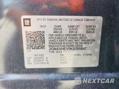 Zdjęcie 12 z 12 samochodu: 2019 CHEVROLET EQUINOX LS VIN:2GNAXHEV0K6295847 - miniatura