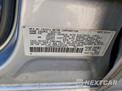 Zdjęcie 23 z 24 samochodu: 2004 TOYOTA RAV4 BASE VIN:JTEGD20VX40036371 - miniatura