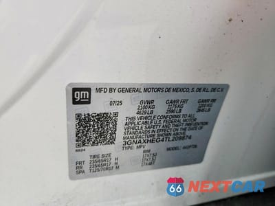 Zdjęcie 13 z 13 samochodu: 2026 CHEVROLET EQUINOX LT VIN:3GNAXHEG4TL209874 - miniatura