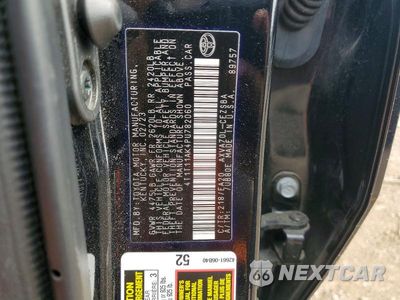 Zdjęcie 12 z 12 samochodu: 2023 TOYOTA CAMRY SE NIGHT SHADE VIN:4T1T11AK4PU782060 - miniatura