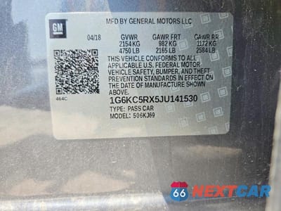 Zdjęcie 13 z 13 samochodu: 2018 CADILLAC CT6 LUXURY VIN:1G6KC5RX5JU141530 - miniatura