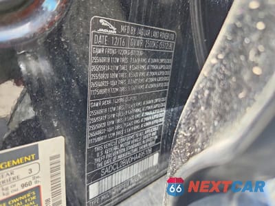 Zdjęcie 13 z 13 samochodu: 2017 JAGUAR F-PACE R - SPORT VIN:SADCL2BV0HA495108 - miniatura