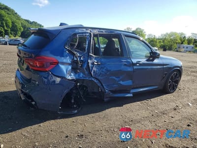Trzecie zdjęcie samochodu z tyłu: 2020 BMW X3 M COMPETITION VIN:5YMTS0C0XL9B76275 - miniatura