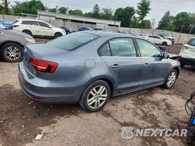 Trzecie zdjęcie samochodu z tyłu: 2017 VOLKSWAGEN JETTA S VIN:3VW2B7AJ2HM216389 - miniatura