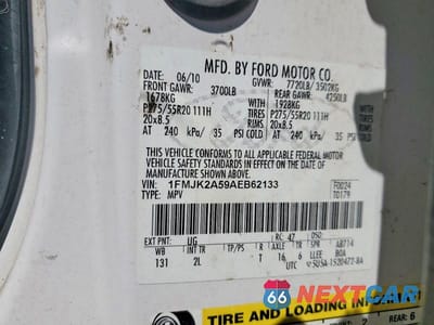 Zdjęcie 13 z 13 samochodu: 2010 FORD EXPEDITION EL LIMITED VIN:1FMJK2A59AEB62133 - miniatura