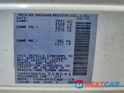 Zdjęcie 13 z 13 samochodu: 2025 NISSAN LEAF S VIN:1N4AZ1BV5SC558541 - miniatura