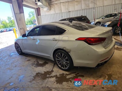 Drugie zdjęcie samochodu z przodu: 2018 GENESIS G80 ULTIMATE VIN:KMHGN4JF2JU240702 - miniatura