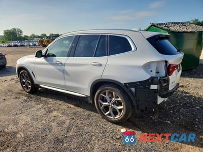 Drugie zdjęcie samochodu z przodu: 2021 BMW X3 XDRIVE30I VIN:5UXTY5C05M9H27961 - miniatura