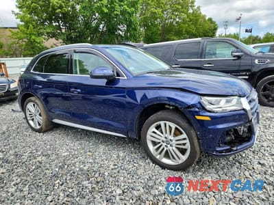Czwarte zdjęcie samochodu z boku: 2018 AUDI Q5 PREMIUM PLUS VIN:WA1BNAFY8J2000373 - miniatura