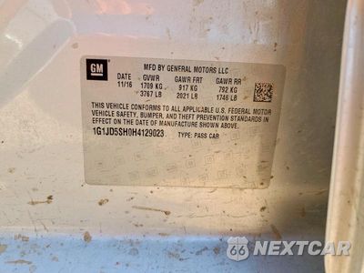 Zdjęcie 13 z 13 samochodu: 2017 CHEVROLET SONIC LT VIN:1G1JD5SH0H4129023 - miniatura