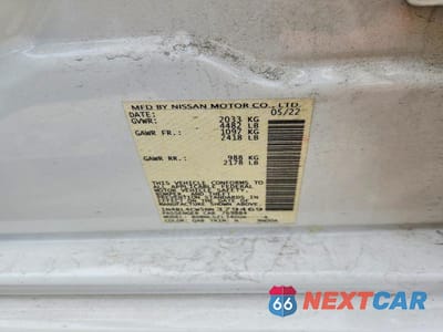 Zdjęcie 12 z 12 samochodu: 2022 NISSAN ALTIMA SR VIN:1N4BL4CW5NN379469 - miniatura