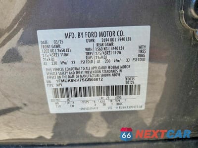 Zdjęcie 13 z 13 samochodu: 2025 FORD EXPLORER ST-LINE VIN:1FMUK8KH7SGB66812 - miniatura
