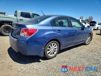 Trzecie zdjęcie samochodu z tyłu: 2013 SUBARU IMPREZA PREMIUM VIN:JF1GJAC65DH014474 - miniatura
