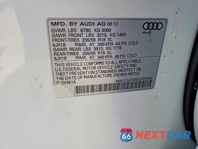 Zdjęcie 13 z 13 samochodu: 2014 AUDI Q7 PREMIUM VIN:WA1CGAFE6ED004002 - miniatura