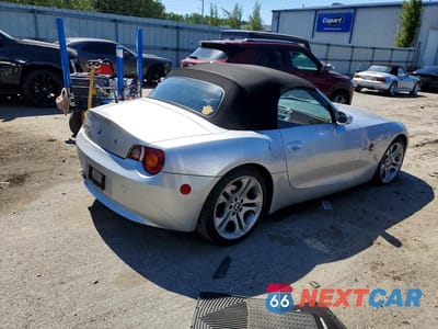 Trzecie zdjęcie samochodu z tyłu: 2003 BMW Z4 2.5 VIN:4USBT33483LR64522 - miniatura