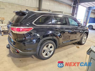 Trzecie zdjęcie samochodu z tyłu: 2015 TOYOTA HIGHLANDER LIMITED VIN:5TDDKRFH5FS154867 - miniatura