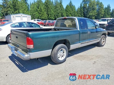 Trzecie zdjęcie samochodu z tyłu: 2000 DODGE DAKOTA VIN:1B7GL22X5YS692333 - miniatura