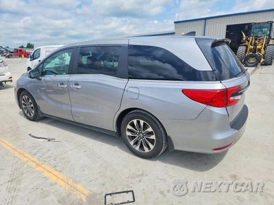 Drugie zdjęcie samochodu z przodu: 2021 HONDA ODYSSEY EXL VIN:5FNRL6H75MB044697 - miniatura