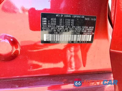 Zdjęcie 13 z 13 samochodu: 2024 SUBARU LEGACY LIMITED VIN:4S3BWAN63R3017946 - miniatura