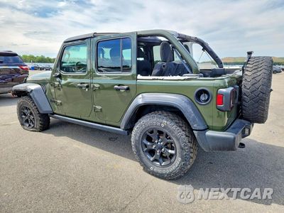Drugie zdjęcie samochodu z przodu: 2021 JEEP WRANGLER UNLIMITED SPORT VIN:1C4HJXDN4MW758960 - miniatura