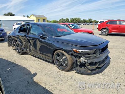 Czwarte zdjęcie samochodu z boku: 2026 HONDA ACCORD HYBRID SPORT-L VIN:1HGCY2F79TA023914 - miniatura