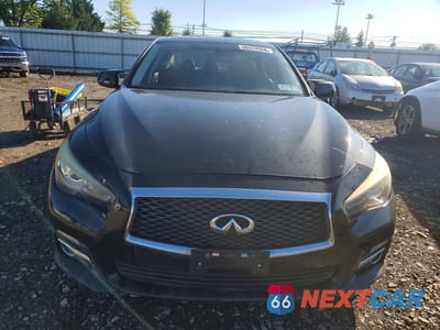 Piąte zdjęcie samochodu w środku: 2015 INFINITI Q50 PREMIUM VIN:JN1BV7AR9FM421879 - miniatura