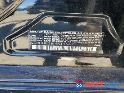 Zdjęcie 12 z 12 samochodu: 2004 MERCEDES-BENZ E 320 4MATIC VIN:WDBUH82J64X115471 - miniatura
