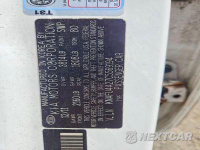 Zdjęcie 12 z 12 samochodu: 2012 KIA FORTE EX VIN:KNAFU4A27C5569194 - miniatura