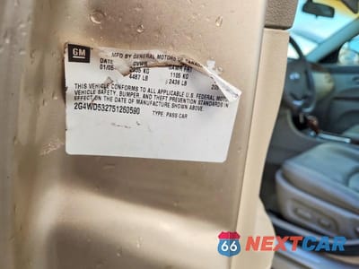Zdjęcie 13 z 13 samochodu: 2005 BUICK LACROSSE VIN:2G4WD532751260590 - miniatura