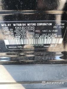 Zdjęcie 25 z 26 samochodu: 2026 MITSUBISHI OUTLANDER SPORT S VIN:JA4ARUAU4TU012730 - miniatura