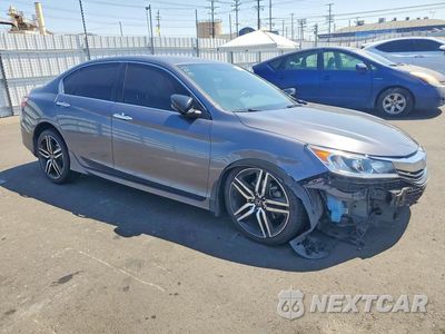 Czwarte zdjęcie samochodu z boku: 2016 HONDA ACCORD SPORT VIN:1HGCR2F51GA208329 - miniatura