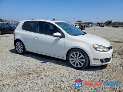 Czwarte zdjęcie samochodu z boku: 2012 VOLKSWAGEN GOLF VIN:WVWBM7AJ4CW268340 - miniatura