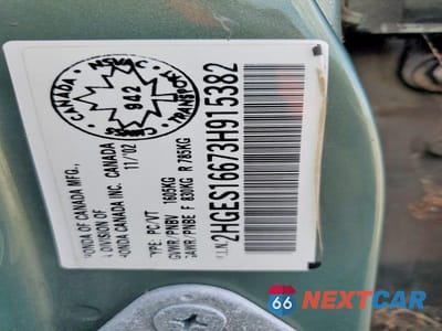 Zdjęcie 12 z 12 samochodu: 2003 HONDA CIVIC LX VIN:2HGES16673H915382 - miniatura