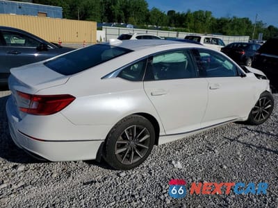 Trzecie zdjęcie samochodu z tyłu: 2021 HONDA ACCORD EXL VIN:1HGCV1F55MA085443 - miniatura