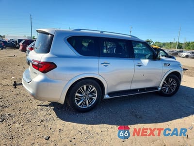 Trzecie zdjęcie samochodu z tyłu: 2018 INFINITI QX80 BASE VIN:JN8AZ2NF2J9662733 - miniatura