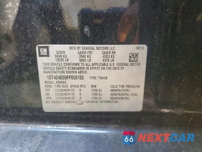 Zdjęcie 13 z 13 samochodu: 2015 GMC SIERRA K3500 DENALI VIN:1GT424E89FF658150 - miniatura