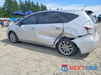 Drugie zdjęcie samochodu z przodu: 2012 TOYOTA PRIUS V FIVE VIN:JTDZN3EU9C3080360 - miniatura