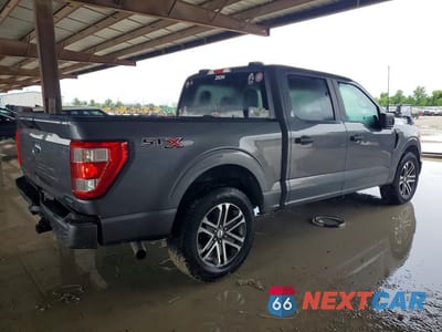 Trzecie zdjęcie samochodu z tyłu: 2021 FORD F150 SUPERCREW VIN:1FTEW1CP4MKE92061 - miniatura