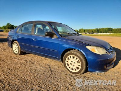 Czwarte zdjęcie samochodu z boku: 2005 HONDA CIVIC LX VIN:2HGES16655H539090 - miniatura